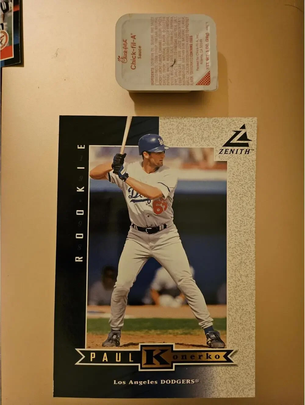 Paul Konerko (RC) - 1998 Zenith Big Baseball Card #Z68 - Dodgers